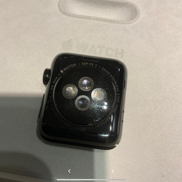 Apple Watch(アップルウォッチ)の(純正品) Apple Watch series2 38mm ブラックステンレス メンズの時計(腕時計(デジタル))の商品写真