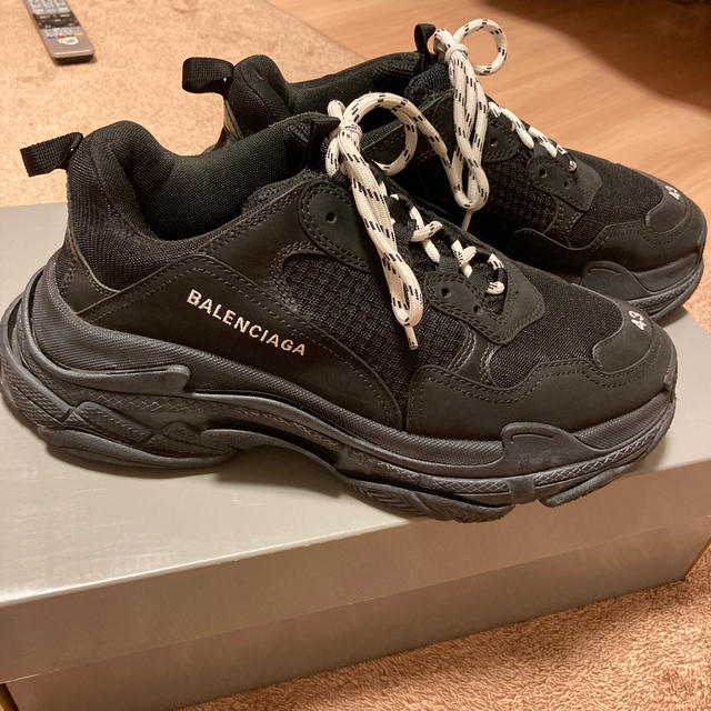 付属品○ 確実正規品 バレンシアガ BALENCIAGA トリプルエス トラック