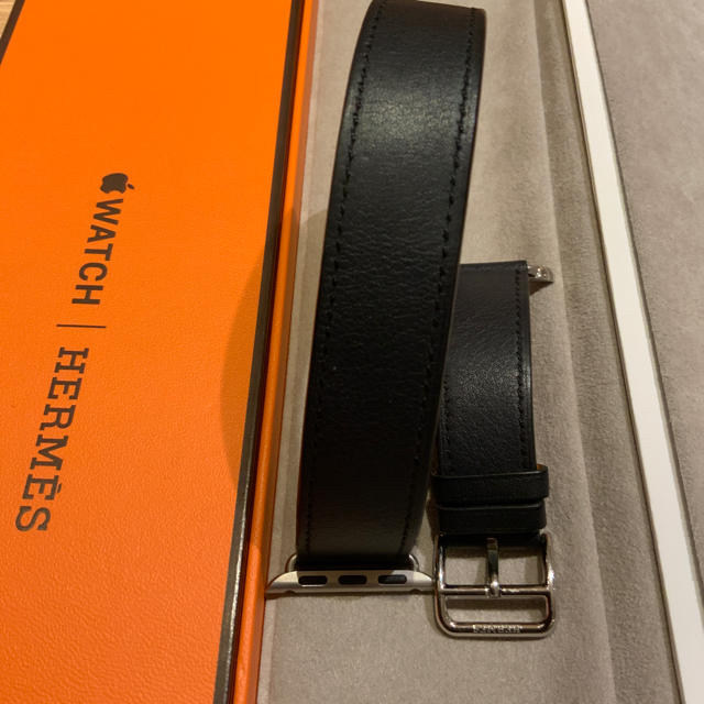 Hermes(エルメス)の(正規品) Apple Watch ドゥブルトゥール エルメス インディゴ メンズの時計(レザーベルト)の商品写真