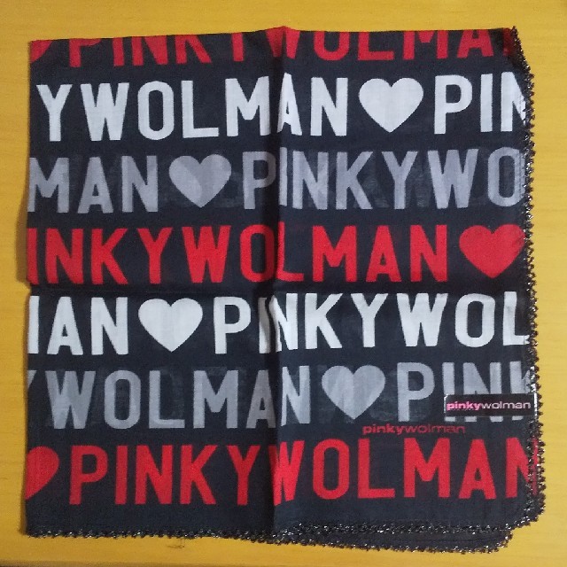 pinky wolman(ピンキーウォルマン)の★pinkywolman＊ハンカチ レディースのファッション小物(ハンカチ)の商品写真