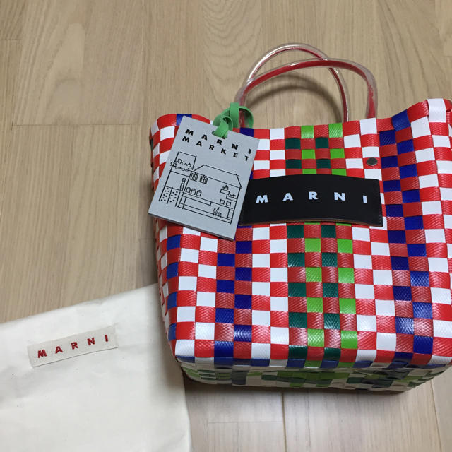 MARNI マルニフラワーカフェ ピクニックバッグ ミニ