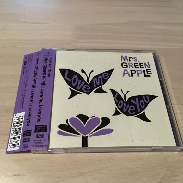 「Love me,Love you（初回限定盤）」Mrs.GREEN APPLE エンタメ/ホビーのCD(ポップス/ロック(邦楽))の商品写真