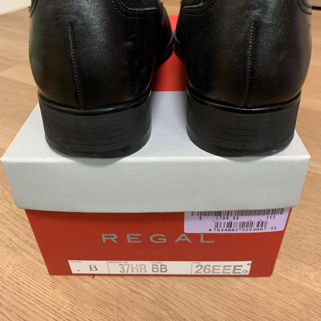 REGAL(リーガル)のリーガル 革靴 ダブルモンク 26.0 箱付き　雨天用　ビジネスシューズ メンズの靴/シューズ(ドレス/ビジネス)の商品写真