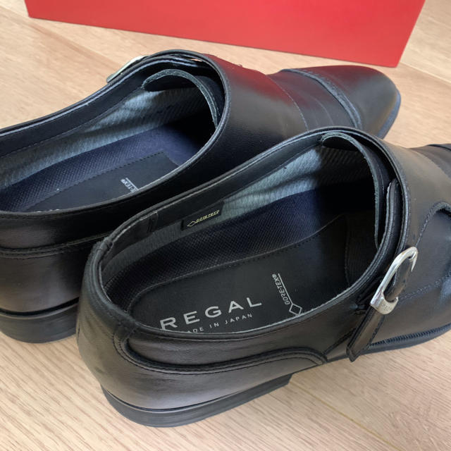 REGAL(リーガル)のリーガル 革靴 ダブルモンク 26.0 箱付き　雨天用　ビジネスシューズ メンズの靴/シューズ(ドレス/ビジネス)の商品写真