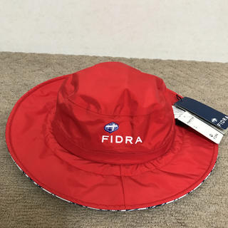 フィドラ(FIDRA)のFIDRA　帽子 ハット　フリーサイズ　赤❣️値下げ❣️(ハット)