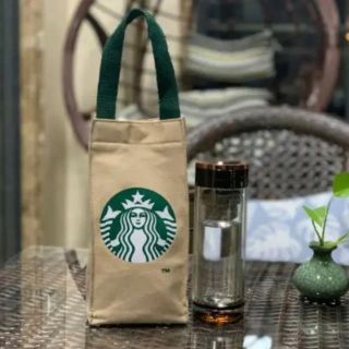 スターバックスコーヒー(Starbucks Coffee)のスターバックス ボトルバッグ ベージュ(トートバッグ)