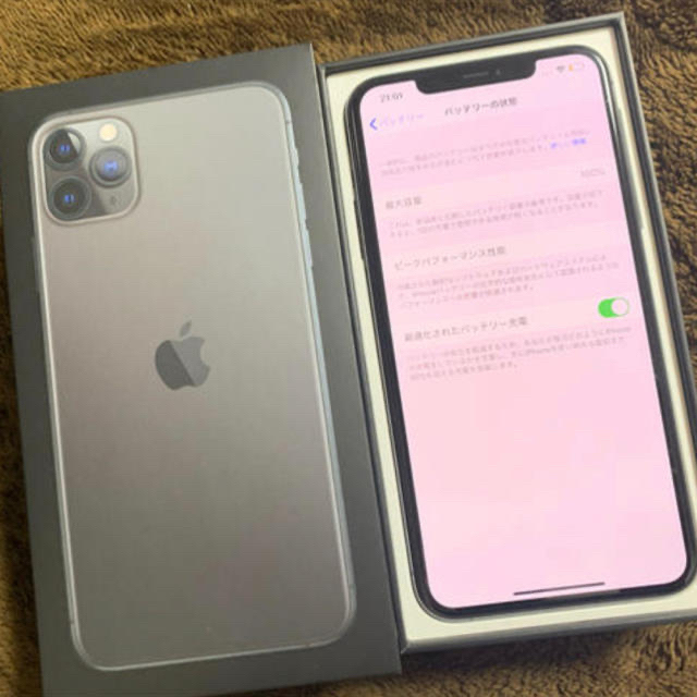 Apple(アップル)のアオイ様専用 香港版iPhone11Pro 64G スペースグレイ SIMフリー スマホ/家電/カメラのスマートフォン/携帯電話(スマートフォン本体)の商品写真