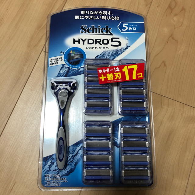 Schick HYDRO 5 シック ハイドロ 5 本体 替刃17個の通販 by fleur｜ラクマ