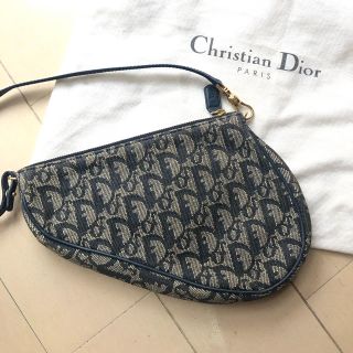 クリスチャンディオール(Christian Dior)の連休中のみセール‼︎☆Christian Dior☆サドルバッグ☆トロッター柄☆(ハンドバッグ)