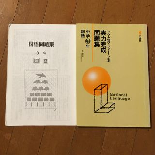 中学３年　国語　レベル別パターン別実力完成問題集(語学/参考書)