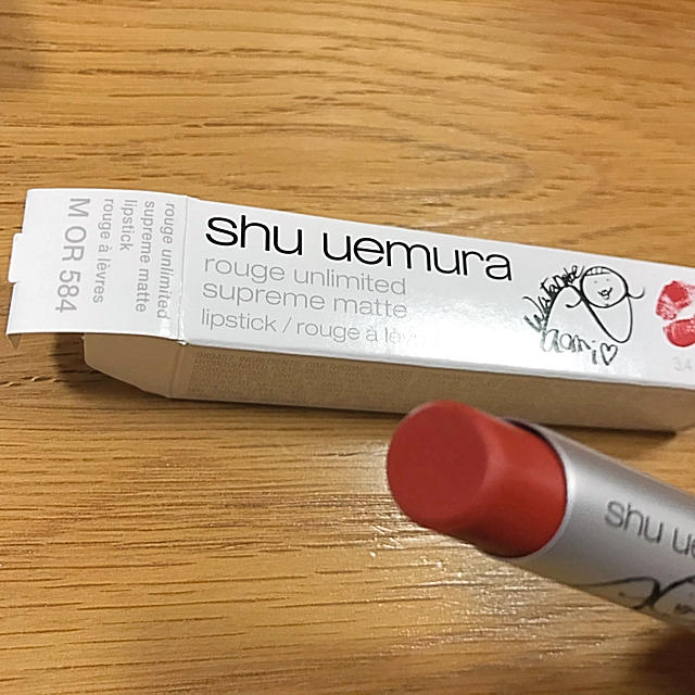 shu uemura(シュウウエムラ)のshu uemura 渡辺直美コレクション マットリップ M OR 584 コスメ/美容のベースメイク/化粧品(口紅)の商品写真