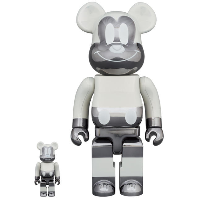 MEDICOM TOY(メディコムトイ)のBE@RBRICK fragmentdesign MICKEY MOUSE ×2 エンタメ/ホビーのフィギュア(その他)の商品写真