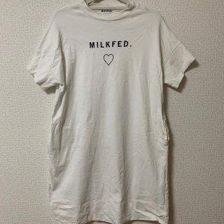 ミルクフェド(MILKFED.)のスウェットワンピース(ひざ丈ワンピース)