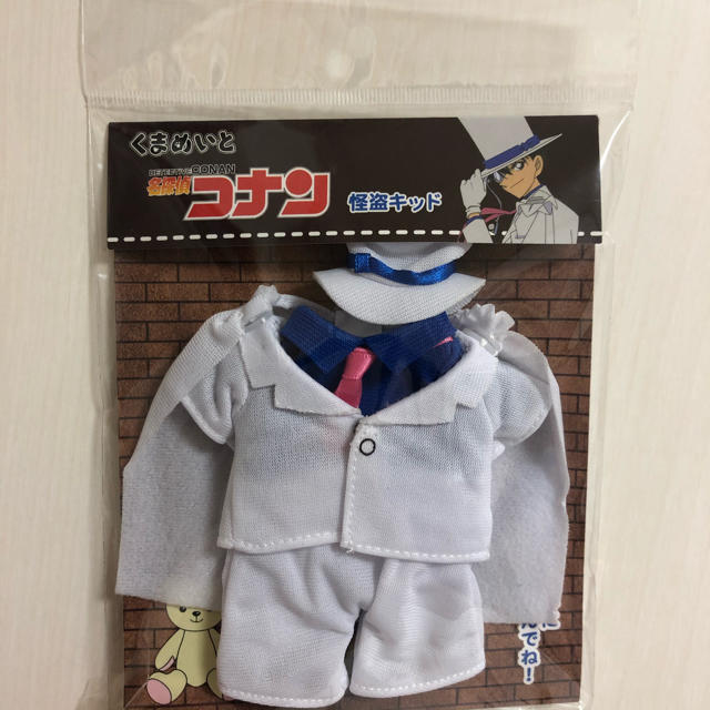 小学館(ショウガクカン)の怪盗キッド くまめいと  エンタメ/ホビーのおもちゃ/ぬいぐるみ(キャラクターグッズ)の商品写真