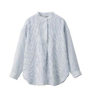 ムジルシリョウヒン(MUJI (無印良品))のチュニック.ネイビーストライプXS-S(チュニック)