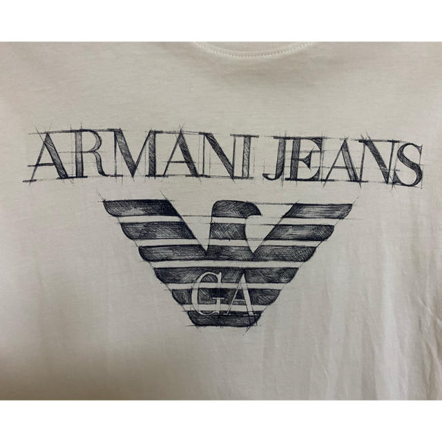 ARMANI JEANS(アルマーニジーンズ)のアルマーニ　ジーンズ　Tシャツ　ロンT  美品 メンズのトップス(Tシャツ/カットソー(七分/長袖))の商品写真