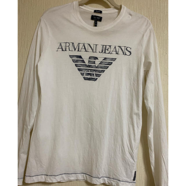 ARMANI JEANS(アルマーニジーンズ)のアルマーニ　ジーンズ　Tシャツ　ロンT  美品 メンズのトップス(Tシャツ/カットソー(七分/長袖))の商品写真