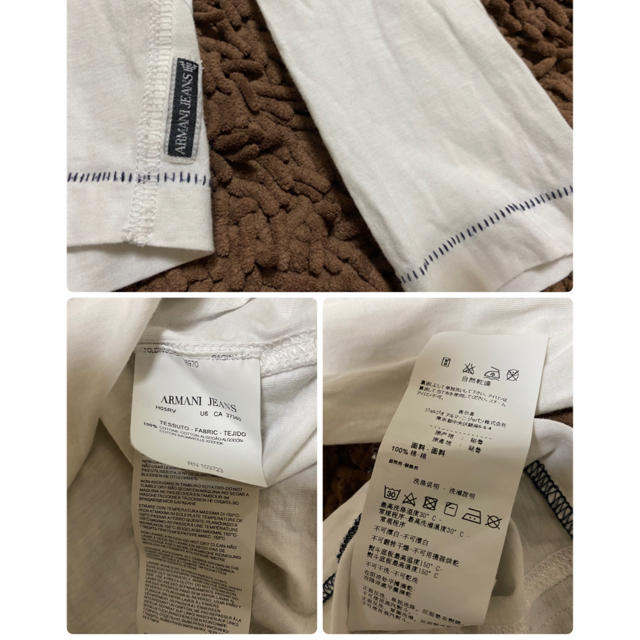 ARMANI JEANS(アルマーニジーンズ)のアルマーニ　ジーンズ　Tシャツ　ロンT  美品 メンズのトップス(Tシャツ/カットソー(七分/長袖))の商品写真