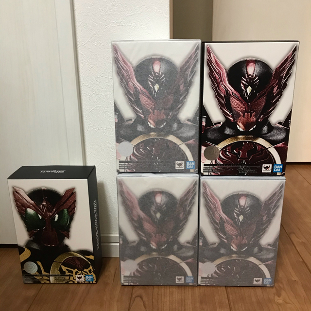 5個セット【新品】仮面ライダーオーズ タジャドルコンボ タトバコンボ 真骨彫製法