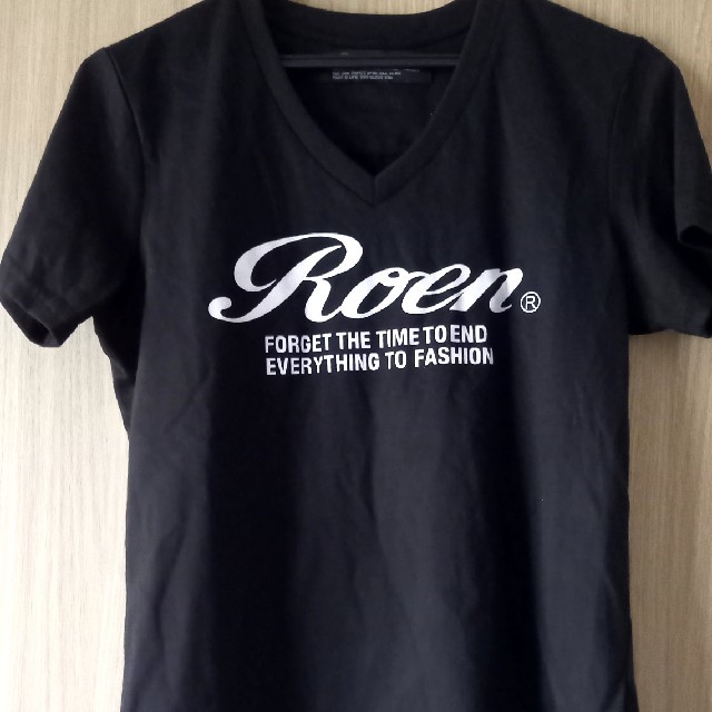 Roen(ロエン)のロエン　黒Tシャツ　Sサイズ メンズのトップス(Tシャツ/カットソー(半袖/袖なし))の商品写真