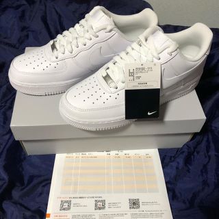 ナイキ(NIKE)のNIKE AIR FORCE 1 '07 WHITE/WHITE(スニーカー)