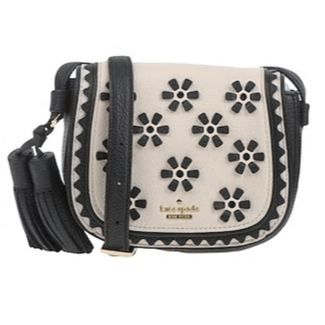 kate spade NEW YORK - 【kate spade】ショルダーバック　ロゴ　お花