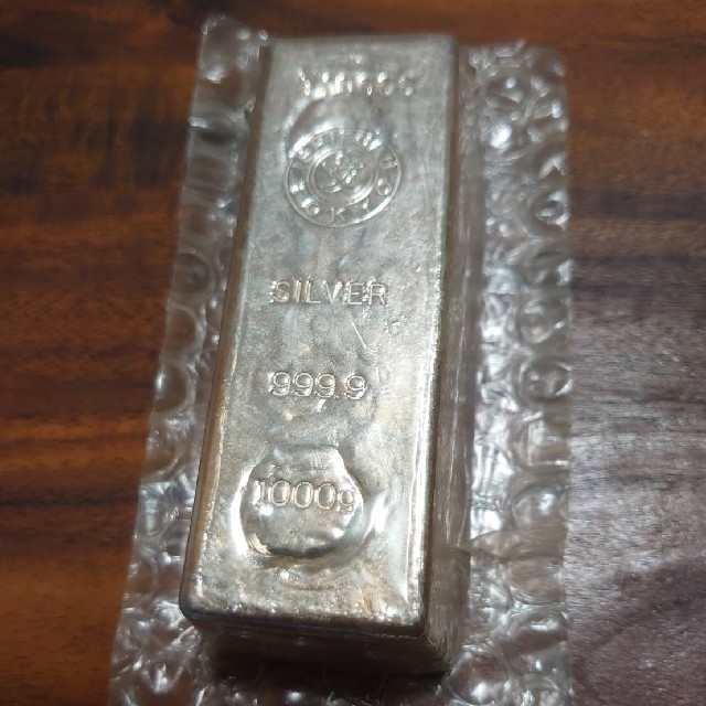 銀地金　純銀　インゴット　石福　1kg