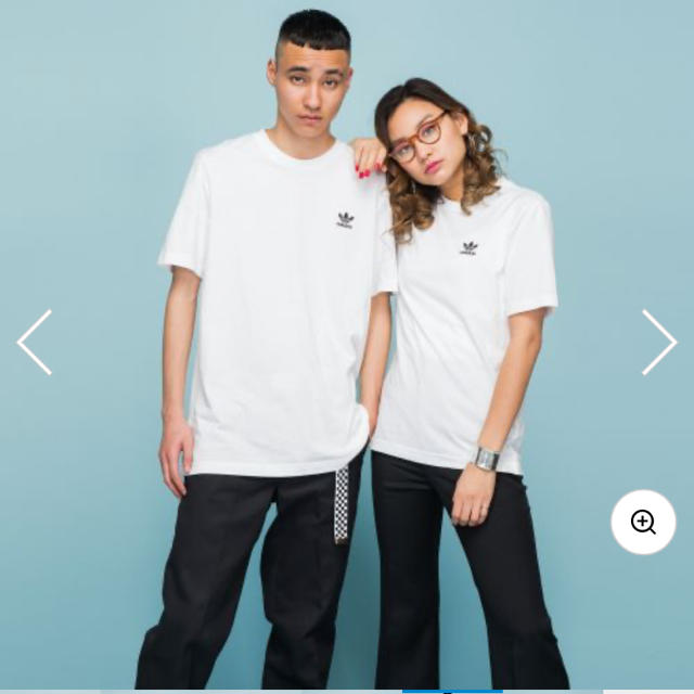 adidas(アディダス)のシャツ tシャツ ロゴt アディダス adidas 半袖 白 ホワイト ナイキ レディースのトップス(Tシャツ(半袖/袖なし))の商品写真