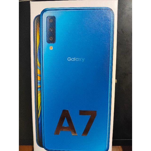 SAMSUNG(サムスン)のgalaxy A7 新品未開封 スマホ/家電/カメラのスマートフォン/携帯電話(スマートフォン本体)の商品写真