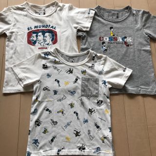 グローバルワーク(GLOBAL WORK)のGLOBAL WORK × soccer junky Tシャツ　3枚セット(Tシャツ/カットソー)