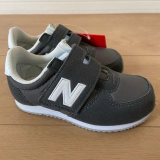 ニューバランス(New Balance)のかずまま様専用♡新品未使用ニューバランス☆GRAY/WHITE14.5cm(スニーカー)