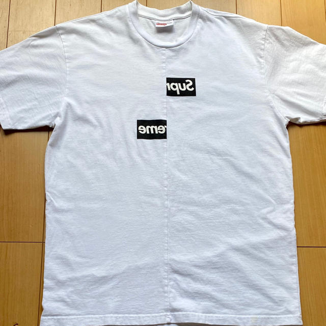 Supreme(シュプリーム)のsupreme Comme des Garçons ボックスロゴ tシャツ　M メンズのトップス(Tシャツ/カットソー(半袖/袖なし))の商品写真