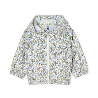 プチバトー(PETIT BATEAU)のChrissy様専用♡36m プチバトー 動物プリントウィンドブレーカー 36m(ジャケット/上着)