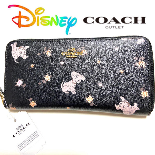 COACH(コーチ)の新品 コーチ×ディズニーコラボ フローラル ダルメシアン  長財布 レディースのファッション小物(財布)の商品写真