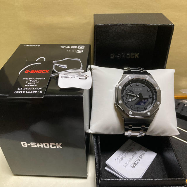 CASIO g-shock ga2100 メタルカスタムパーツ 本体