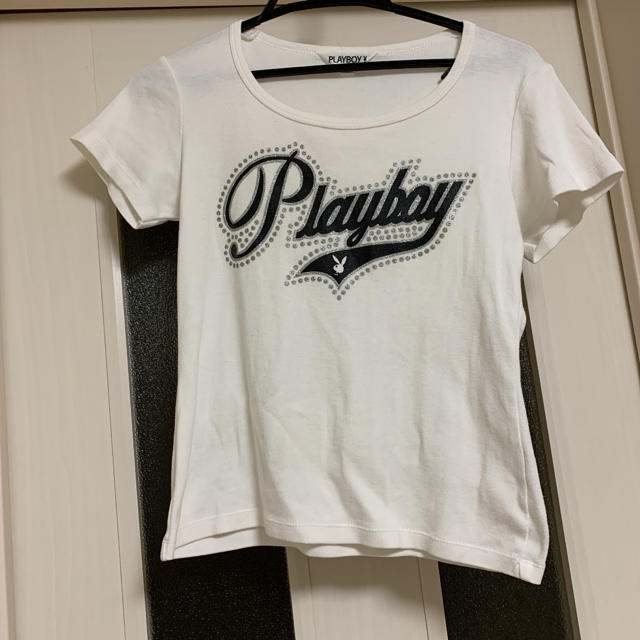 PLAYBOY(プレイボーイ)の訳あり　PLAYBOY 半袖　Tシャツ　M   レディースのトップス(Tシャツ(半袖/袖なし))の商品写真