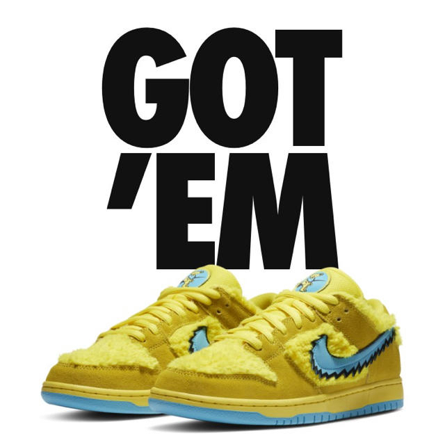 予約中!】 dead grateful sb Nike - NIKE dunk くま ダンク ナイキ 25