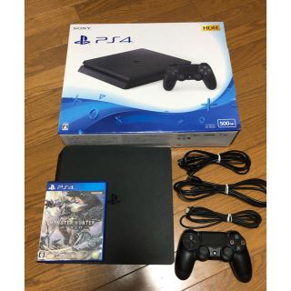 PlayStation4 - PS4 本体 ＋ モンハンワールド【美品】の通販 by テキ ...