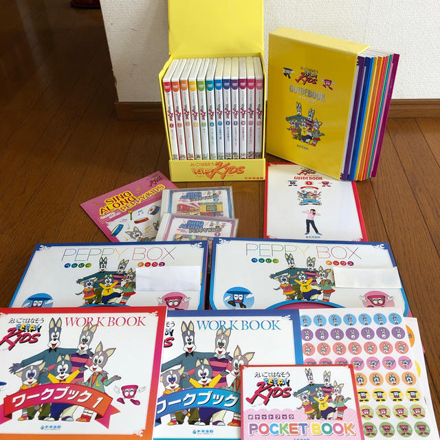 レビュー高評価の商品! 中央出版 ペッピーキッズ DVD子供英語教材一式