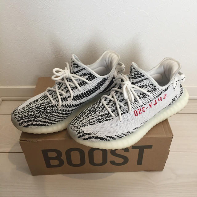 adidas YEEZY BOOST 350 V2 ZEBRA 28.0 ゼブラ