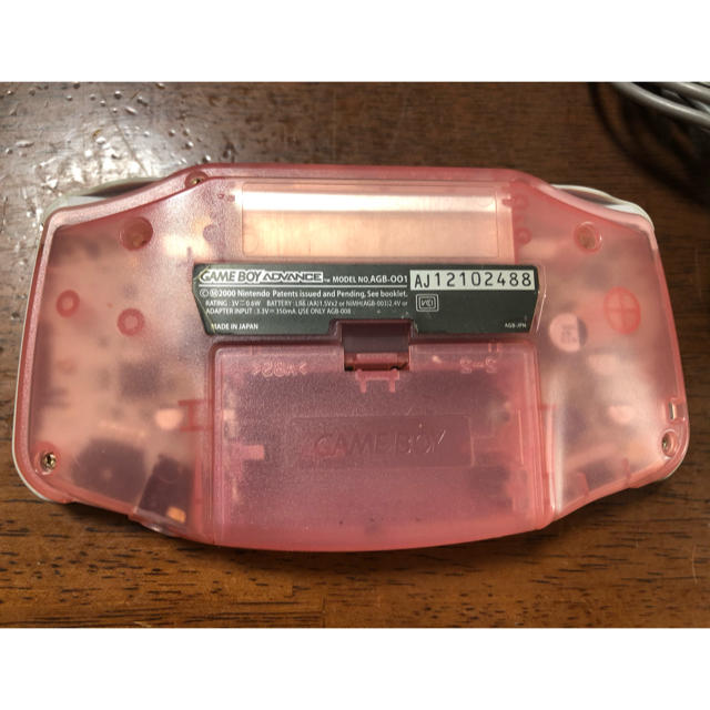 ゲームボーイアドバンス(ゲームボーイアドバンス)のNintendo GAMEBOY ADVANCE 本体 AGB-S-MPA エンタメ/ホビーのゲームソフト/ゲーム機本体(携帯用ゲーム機本体)の商品写真