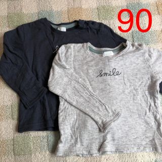 コンビミニ(Combi mini)の♡専用♡ガーゼ長袖Tシャツ　2色セット　90(Tシャツ/カットソー)