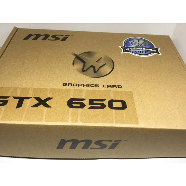 MSI グラフィックボード　gtx 650 ロープロファイル対応 スマホ/家電/カメラのPC/タブレット(PCパーツ)の商品写真