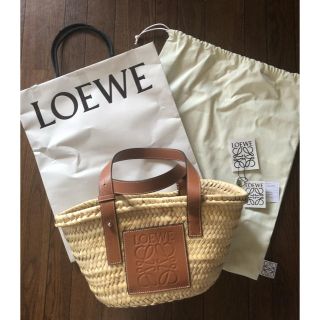 ロエベ(LOEWE)の☆LOEWE  basket bag【未使用】☆(かごバッグ/ストローバッグ)