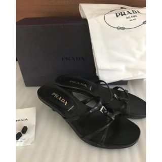 プラダ(PRADA)の⭐️訳有り  PRADA  華奢で女性らしいサンダル(ミュール)