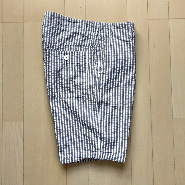 TOPMAN(トップマン)のTOPMAN コットン シアサッカー  ショーツ サイズ 32 メンズのパンツ(ショートパンツ)の商品写真