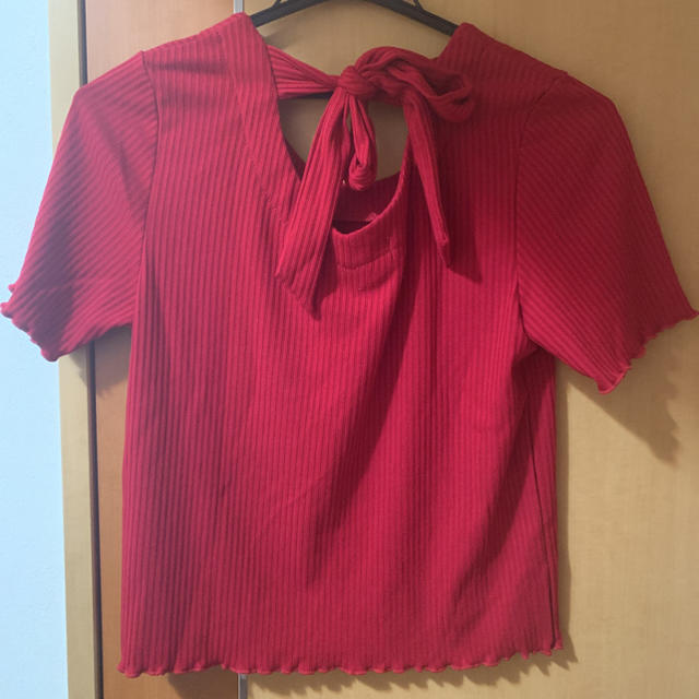 RETRO GIRL(レトロガール)のボルドーカットソー メンズのトップス(Tシャツ/カットソー(半袖/袖なし))の商品写真