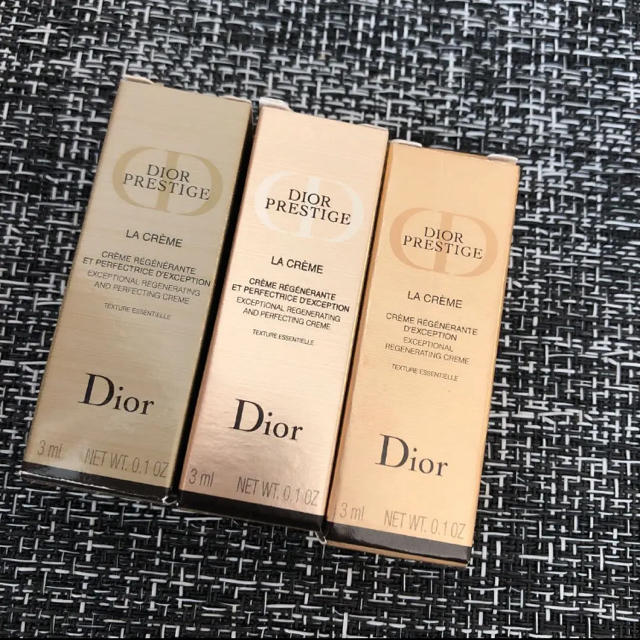 Christian Dior(クリスチャンディオール)のDior プレステージ ラ クリーム(サンプル)×3 コスメ/美容のスキンケア/基礎化粧品(フェイスクリーム)の商品写真