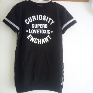 ラブトキシック(lovetoxic)の再値下げ Lovetoxic 半袖ワンピース S(140cm)(ワンピース)