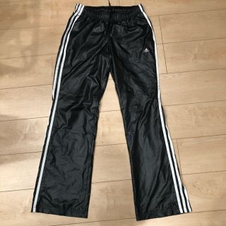 アディダス(adidas)のadidas アディダス　トラックパンツ　ジャージ ポリパン　黒　白(ウェア)